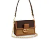 7A kwaliteit DAUPHINE hoto schoudertas echt leer dames heren luxe designer portefeuilles handtas crossbody vierkant gouden ketting tote Messenger clutch tassen twee maten