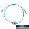 Bracelets à breloques marguerite tournesol coloré pour femmes, ensemble de bracelets à chaîne en corde réglable fait à la main, bijoux Boho