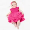 Meisjesjurken Groothandel- Mooie Kids Baby Meisjes Katoenen Jurk Cake Gelaagde Tutu Princess 0-3Years Meisje Casual1