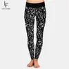 Letsfin Hoge Kwalking 3D Abstract Geometry Print Dames Pant Mode Taille Plus Size Fitness Soft Stretch Leggings 211221