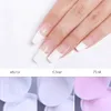 Acrylic Powders Liquids 120ml Powder Extend Gel Nail Polish Clear Pink White Carving Crystal 3D Art Manicure1082085