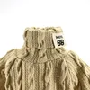 Färger Dog Turtleneck 6 tröja Outwear Pet Puppy Clothes Winter Warm Puggy Clothing Dog Sweater Knit Apparel Pet Outfit