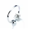 Pearl Pierścień Baza dla DIY Cyrkon Biżuteria Semi Mount Pusty Pierścień 925 Sterling Silver 3 sztuki