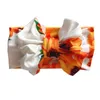 Bébés Bow Filles Fleur Bandeau Big bowknot Headwrap enfants Bow pour cheveux coton tête large Turban enfant nouveau-né Bandeaux