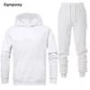 Men's Tracksuit 2 sets of new fashion jacket sportswear men's sweatpants hoodies spring and autumn brand hoodies pants