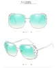 Steampunk Square Sunglasses for Women Rhinestone Crystal Crown Big Frame Sun Glasses Female Fashion Vintage Shades Eyewear Lady224K