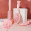 Airbag Massage Combs 3 pcs/set Nylon Pins Massages Paddle Brush Cushion Hair Comb for Straight Curly Wavy Dry Wet Hair