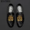 Sapatos formais homens clássico coiffeur vestido sapatos homens elegante vestido de noite italiano homens vestido sapatos loafers grande tamanho 48