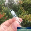 2Ml Mini szklane butelki Wisiorki z korkiem Korki Gumowe Przezroczyste Clear Decoration Crafts Fiolki Słoiki Prezent DIY Butelki 100 szt