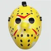 Maskerade-Masken Jason Voorhees Maske Freitag der 13. Horrorfilm Hockey-Maske Gruseliges Halloween-Kostüm Cosplay Kunststoff-Partymasken6344852