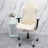 Housse de chaise de bureau, en Spandex, pour compétition de jeu, siège élastique, pour coque d'ordinateur, fauteuil, couleur bonbon 2412420