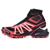 Nouvelles chaussures de course hommes Salomon Speed Cross Boot Boots CS hommes noir et blanc fluorescent orange gris foncé jaune Vin rouge noir baskets de sport en plein air 40-48