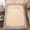 Katı çarşaf gömme çarşaf beyaz elastik bant yatak yatak örtüsü baskılı çarşaf yatak beyaz siyah gri yatak çarşafları 160x200 201113