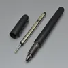 Promotion Matte Black Roller Ball Pen business office stationery Magnetic closing cap ball pens gift No Box