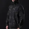 Armée Camouflage Airsoft Veste Hommes Militaire Tactique Veste D'hiver Imperméable Softshell Veste Coupe-Vent Chasse Vêtements 201114