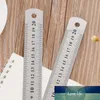 Metal Ruler Office Stationery Durable Metric Ruler Stainless Steel 15/20/30cm Double