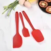 Ustensiles de cuisson spatule en silicone de qualité alimentaire ensemble de cuisson trois pièces salade remuant grande petite spatule