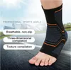 Локоть коленные колодки 1 шт. Ankle Brace сжатия Поддержка Рукава Упругость Дышащая для восстановления Совместные боли Корзина для ног Спортивные носки