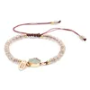 Classic Handmade 4MM Faceted Colorful Natural Stone Charm Bracelet Jewelry for Women Gift