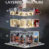 K126 Фильм Игрушки Руины Сити Банк Модель Ассамблеи Кирпичи Совместим с MOC-41175 Строительные Блоки Кирпичи Детские Рождественские подарки