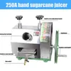 2021 Fabrika Doğrudan SatışMerlik Manuel Jucier Sugarcane Sıkacağı Sugarcane Juice Makinesi Paslanmaz Çelik Sugarcane Juicer50KG / H