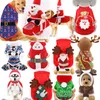 Vestiti per cani di Natale Articoli per animali di Natale Vestiti Vestiti di cotone per gatti Vestiti autunnali e invernali Anziani Alce Neve XD24034