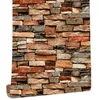 Peel and Stick Brick Wallpaper Stone Redgrey PREPROSTED CONTAKT KONTAPER Bedrum Dekor Selfadhesive Wall Stickers3562311