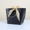 Gift Wrap valentines day gifts paper Bags With Handles Pure Color 10 Colors Clothes Shoe Jewelry Shopping Bag