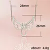 Collana con ciondolo a forma di ala d'angelo Gioielli per uccelli in acciaio inossidabile da donna Dichiarazione regalo per prima comunione Chocker Drop Shipping