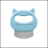Cat Grooming Supplies Pet Home & Garden Mas Brush Removal Comb Shell Shaped Handle Tool Remove Loose Hairs For Cats Cleaning Drop Delivery 2