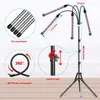 4 Head LED Grow Light with Tripod Stand for Indoor Plants Full Spectrum Floor Grow Lamp with Dual Controllers 4812H Timer5356068