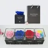 Valentijnsdag cadeau verpakking doos bewaarde bloem sieraden cosmetische geschenkdoos acryl bewaard bloem verpakking doos