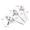 3pcs/set Stainless Steel Oil Funnel with Hanger Bottle Funnels for Transferring Liquid Wine Juice in Different Sizes