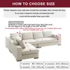 Chaise longue sofa cover L-vormige sofa behoeften orde 2 stuks sofa cover universele stretch hoek couch cover sectionele slipcover LJ201216