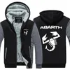 Giacca maschio inverno moda nuovo arrivo addensato abbigliamento per la felpa Abarth cappotto con cappuccio inverno 2010206389041