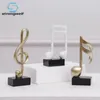 Güçlüwell Modern Minimalist Müzik Trophy Stave Müzik Sembol Piyano Odası Heykeli El Sanatları Ev Dekorasyon Aksesuarları Doğum Günü Hediyeleri T200703