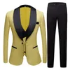 Men's Vintage Three piece suit spring men's latest custom design suit groom wedding suit Night Club Singers Prom Party 220310