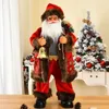 Wysokie nowe kreatywne dekoracje świąteczne Święta Mikołaja Wesołych dekoracji świątecznych dla domu szczęśliwego nowego roku 2021 Święty Mikołaj klaus Plush Doll 201006