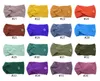 Modisches 36-Farben-Knopf gestricktes Wollstirnband Warmer Herbst- und Winterhaarschmuck Kreuzohrschutz Kopfbedeckung M2956