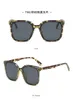 Fashion Solglasögon Solglasögon Non Brand Pilot Solglases Des Lunettes de Soleil för Womens Eyeware med läderfodral