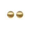 White Semi-Ball Imitation Pearl Stud Earring for Women Vintage Earrings Metal Gold Big Small Size Earring girls birthday gift