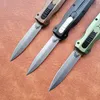 Hot BM3300 3320 Dubbelåtgärd Automatisk kniv 6061-T6 Aviation Alumnium Handtag Taktiska knivar Gear EDC Pocket Knives Auto