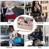 Womens Makeup Organizer Felt Cloth Insert Bag Multi-functional Travel Cosmetic Bag Girl Storage Toiletry Liner Bags