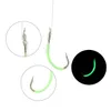 3 Sizes 20#-24# Luminous Hook With Line High Carbon Steel Barbed Hooks Asian Carp Fishing Gear 40 Pieces Lot F-70233G