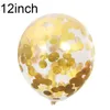 5 Pcs/Lot 12inch Confetti Latex Balloon Wedding Layout Decoration Baby Shower Birthday Party Decoration Round Transparent Large Balloons Xmas Decor Ball HY0354