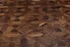 Walnut wood floor living room hardwood tile rugs dark decor decal Furniture cover woodworking wall art medallion inlaid flooring parquet marquetry panels