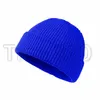 Vinter utomhus varm godis hatt gata hip hop hatt stickad hatt mäns solida färg mångsidig par's pullover cap party cap 55pcs t500312