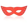 Party BDSM Sex PU Leather Catwoman Cosplay Mask Bdsm Fetish Sex Toys Erotic Latex Rabbit Mask With Collar Women Masquerade4331222