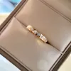 S925 Серебряный панк-зон кольцо с блестящим бриллиантами в 18 тыс. Розовое позолоченное покрытие и платиновый цвет для женщин Вовлечение Ювелирные Изделия Подарок Бесплатная Доставка