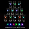 Décoration Led Rave jouet glaçon lumière clignotant capteur de liquide lueur éclairage pour boire du vin fête de mariage Bar